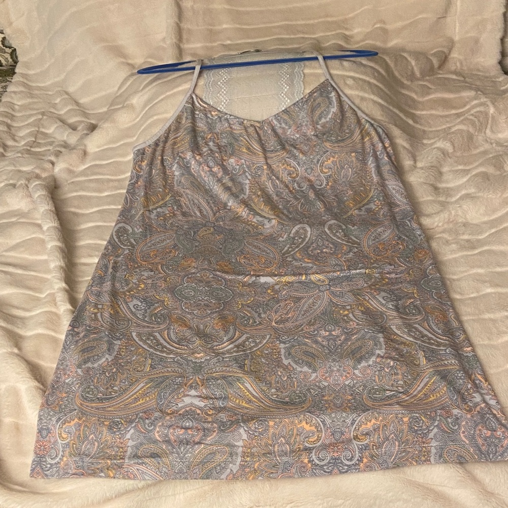 Soma  night gown in cool nights Paisley fabric size L